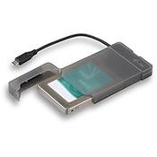 i-tec MySafe USB-C 3.1 Gen. 2 easy, HDD/SSD enclosure, 2.5 Inches, Serial ATA, Serial ATA II, Serial ATA III, 10 Gbit/s, USB connectivity, Black image