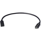 i-tec USB-C Extension Cable (30 cm), 0.3 m, USB 3.1 Type-C, USB 3.1 Type-C, Black image
