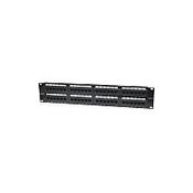 Intellinet 560283 48 Port s Network Patch Panel 48 x RJ-45 48 x RJ-11 2U High 19 Inches Wide Rack-mountable image