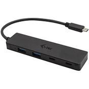 i-tec Metal USB-C HUB 2x USB 3.0 + 2x USB-C, USB 3.2 Gen 1 (3.1 Gen 1) Type-C, USB 3.2 Gen 1 (3.1 Gen 1) Type-A, USB 3.2 Gen 1 (3.1 Gen 1) Type-C, 5000 Mbit/s, Black, Android, Chrome, 110 mm image