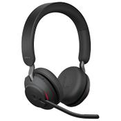 Jabra Evolve2 65 Wireless Computer Headset with Charging Stand (USB-A dongle &amp; Bluetooth) - Microsoft Teams Certified image
