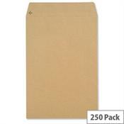 New Guardian 130gsm Envelopes C4 Manilla  Pocket Peel and Seal Heavyweight (Pack 250) image