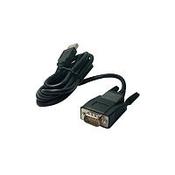 HP Serial/USB Data Transfer Cable for PC Desktop Computer 1.20 m 1 x Type A Male USB 1 x DB-9 Female Serial Black J7B60AA image