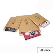 Jiffy Airkraft Bubble Lined Bag, Size 8, 460x660mm, Gold (Pack of 50) - Extra-Large Protective Packaging for Shipping image
