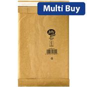 Jiffy Padded Envelopes, Gold, Size 3, 195x343mm (Pack of 100) - High-Quality Mailing Envelopes for Secure Shipping image