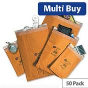 Jiffy - Padded Bags - Gold - Pack of 50 - Size 7 341x483mm image
