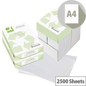 Q-Connect A4 Copier Recycled Paper 80gsm 2500 Sheets (5 Reams) KF01047 image