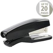 Q-Connect Stapler Plastic Half Strip Black Capacity 20 Sheets image