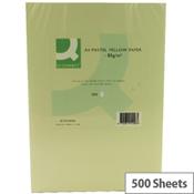 Q-Connect Yellow A4 Paper 80gsm Ream of 500 Sheets  image