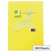 Q-Connect Bright Yellow A4 Paper 80gsm Ream of 500 image