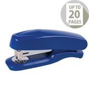 Q-Connect Plastic Stapler, Half Strip, Blue - Compact and Reliable Stapler for Office Use image