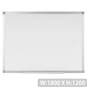Magnetic Premium Dry Wipe Whiteboard 1800x1200mm Q-Connect KF04148
