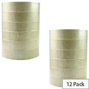 Q-Connect Easy Tear Polypropylene Tape 12mm x66 Metres Pack 12 image