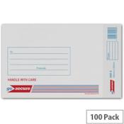 GoSecure Bubble Lined Envelope Size 4 180x265mm White Pack of 100 image