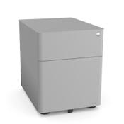 Kito Premium 2 Drawer Lockable Mobile Pedestal Silver image