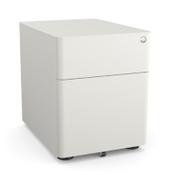 Kito Premium 2 Drawer Lockable Mobile Pedestal White