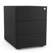 Kito Premium 3 Drawer Lockable Mobile Pedestal Black image