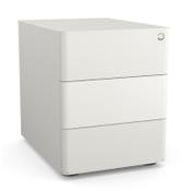 Kito Premium 3 Drawer Lockable Mobile Pedestal White image