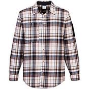 Portwest KX370 KX3 Flannel Shirt Brown Checkered Medium image