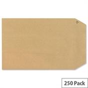New Guardian C5 Manilla 130gsm Envelopes Peel and Seal Pocket Pack 250 Ref L26039 image