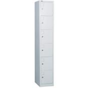 6 Door Locker With Cam Lock 1778Hx305Wx305D Grey 5 Year Warranty image