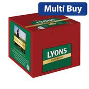 Lyons Gold Blend Catering Tea Bags - Pack of 200 536326 -  Rich Flavour image