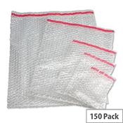 Jiffy Bubble Film Bag Pouches Protective Seal 280x360mm No.5 (Pack of 150) Ref BBAG38105 image