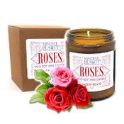 Roses Candle with Eco-soy Wax image