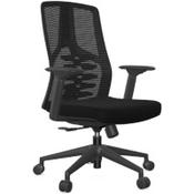 X.44 Mesh Ergonomic Office Chair with Adjustable Lumbar Support - Black  image