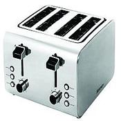 Igenix 4 Slices Toaster Stainless Steel FCL4001/H image