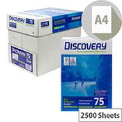Discovery Everyday A4 75gsm White Printer Paper Box of 2500 Sheets DIS0750073 image