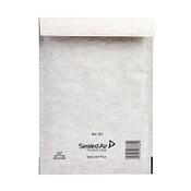 Sealed Air + Bubble Lined Postal Bag Size D1 180x260mm Oyster White (Pack of 100) image