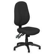O.B Series Office Chair Fabric Seat Black Base Black image