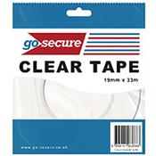 Go Secure Small Tape 19mmx33m Pack of 12 PB02298 image