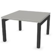 Nova Coffee Table Pearl Grey Top Dark Grey Leg H400xD600xW600 image