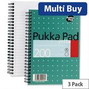 Pukka Pad Jotta A5 Ruled Notebook (200 Pages) - Pack of 3 - Premium Quality for Everyday Use image