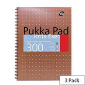 Pukka Pad Copper Executive Jotta Pad 3 Pack image