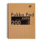 Pukka Pad Kraft Jotta Notebook A4 Pack of 3 9565-KRA image