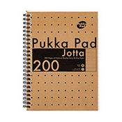 Pukka Pad Kraft Jotta Notebook A5 Pack of 3 9567-KRA image