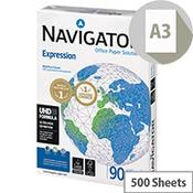Navigator A3 Expression Paper 90gsm Pack of 500 NAVA390 image