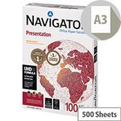 Navigator A3 Presentation Paper 100gsm Pack of 500 NAVA3100 image