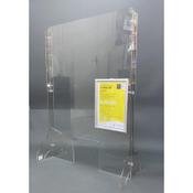 Protective Screen with Legs 1000mm x 800mm