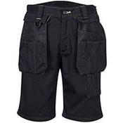 Portwest PW345 PW3 Holster Work Shorts Black Size 32 image