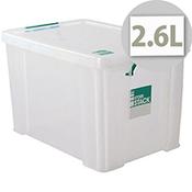 StoreStack Clear 2.6 Litre Storage Box W240 x D130 x H140mm RB00816 image