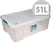 StoreStack 51L Plastic Storage Box W660xD440xH230mm RB11089 image