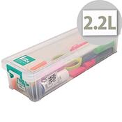 StoreStack 2.2 Litre Box Clear W370 x D110 x H80mm RB75896 image