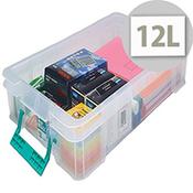 StoreStack 12 Litre Box Clear W550 x D360 x H90mm RB75898 image
