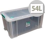 StoreStack 54 Litre Box Clear W640 x D380 x H310mm RB77234 image