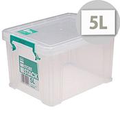 StoreStack 5 Litre Box Clear W260xD190xH150mm RB90120  image
