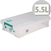 StoreStack 5.5 Litre Storage Clear Box W400xD255xH80mm RB90121 image